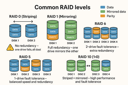 RAID Levels Diagram
