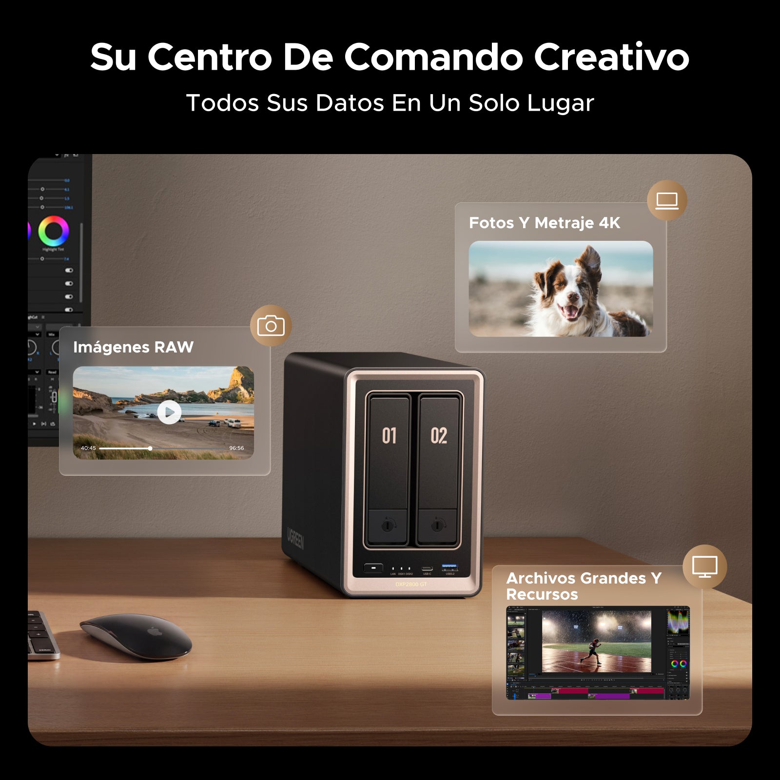 UGREEN NASync DXP2800 GT | Tu Nube Privada Sin Suscripciones
