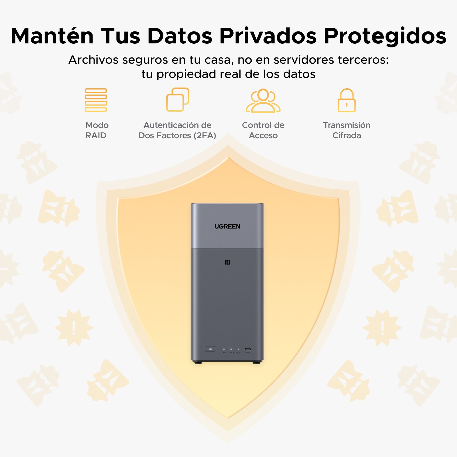 UGREEN DH2300 NAS doméstico de 2 bahías | NAS para principiantes