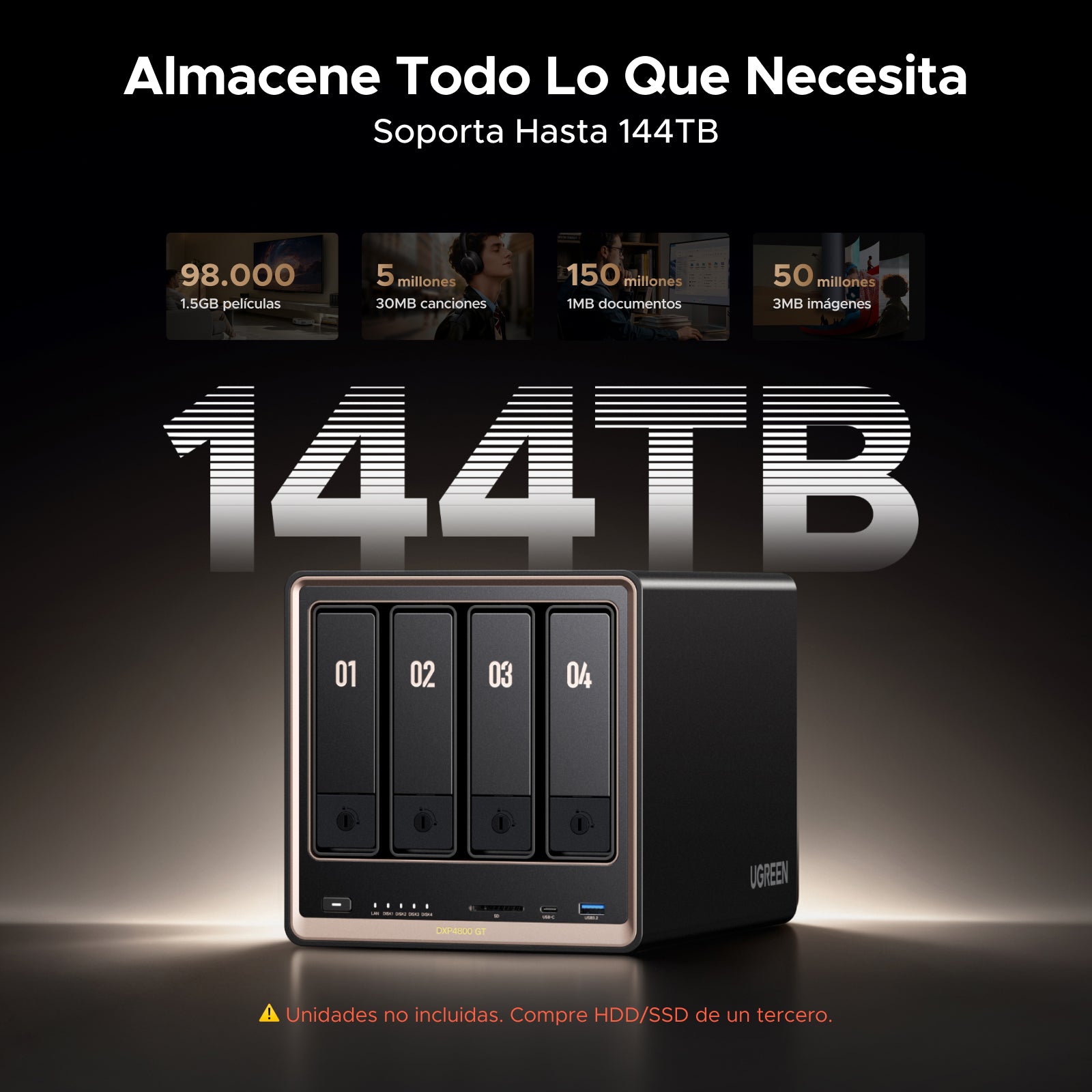 UGREEN NASync DXP4800 GT | Tu Servidor NAS Privado Sin Dependencia